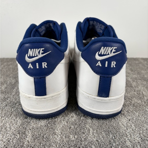 Nike Air Force 1 Low White Deep Royal Blue Men's Size 13 CD0884-102 - Picture 6 of 8